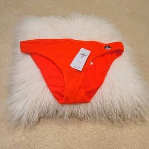 NWT Hollister Bikinni Bottom, Bright Orange, Women's Size M